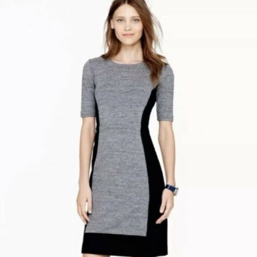 J Crew Color Block Knit Dress, Sz 4